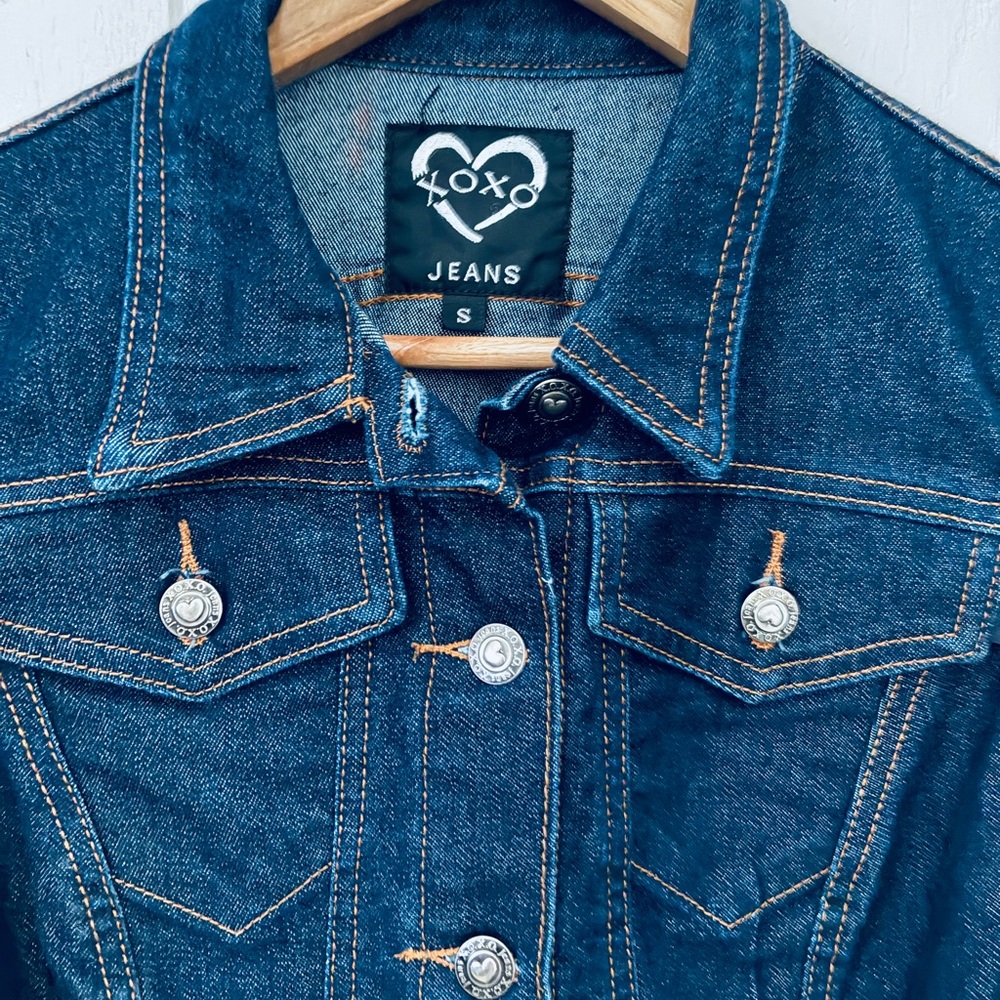 XOXO Women's Blue Denim Jacket
